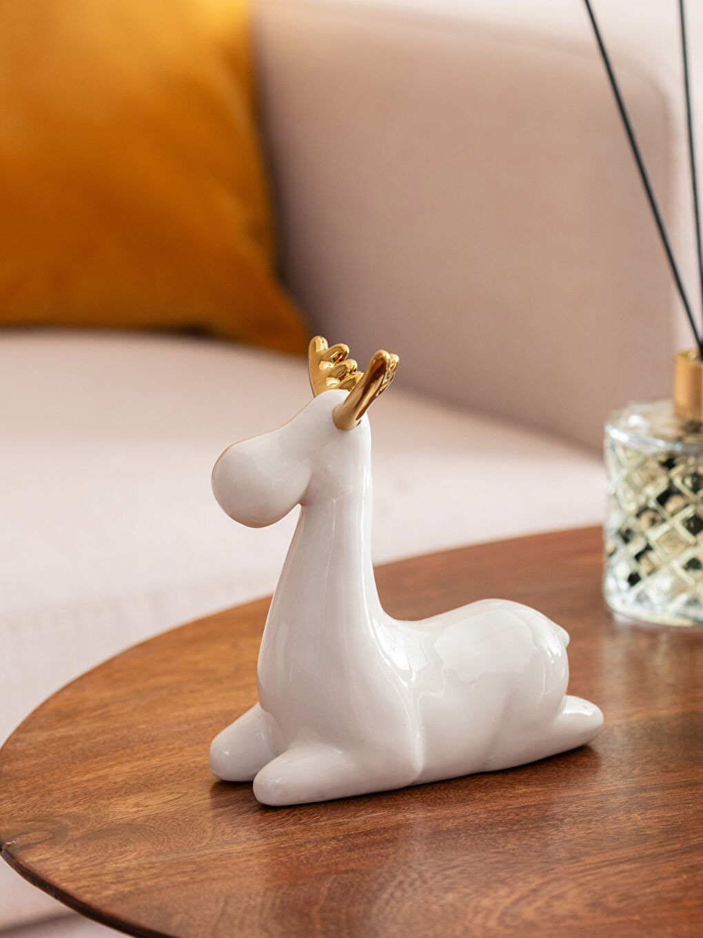 LCW HOME Geyik Figürlü Dekoratif Obje 15 cm -W3AU20Z8-LU7
