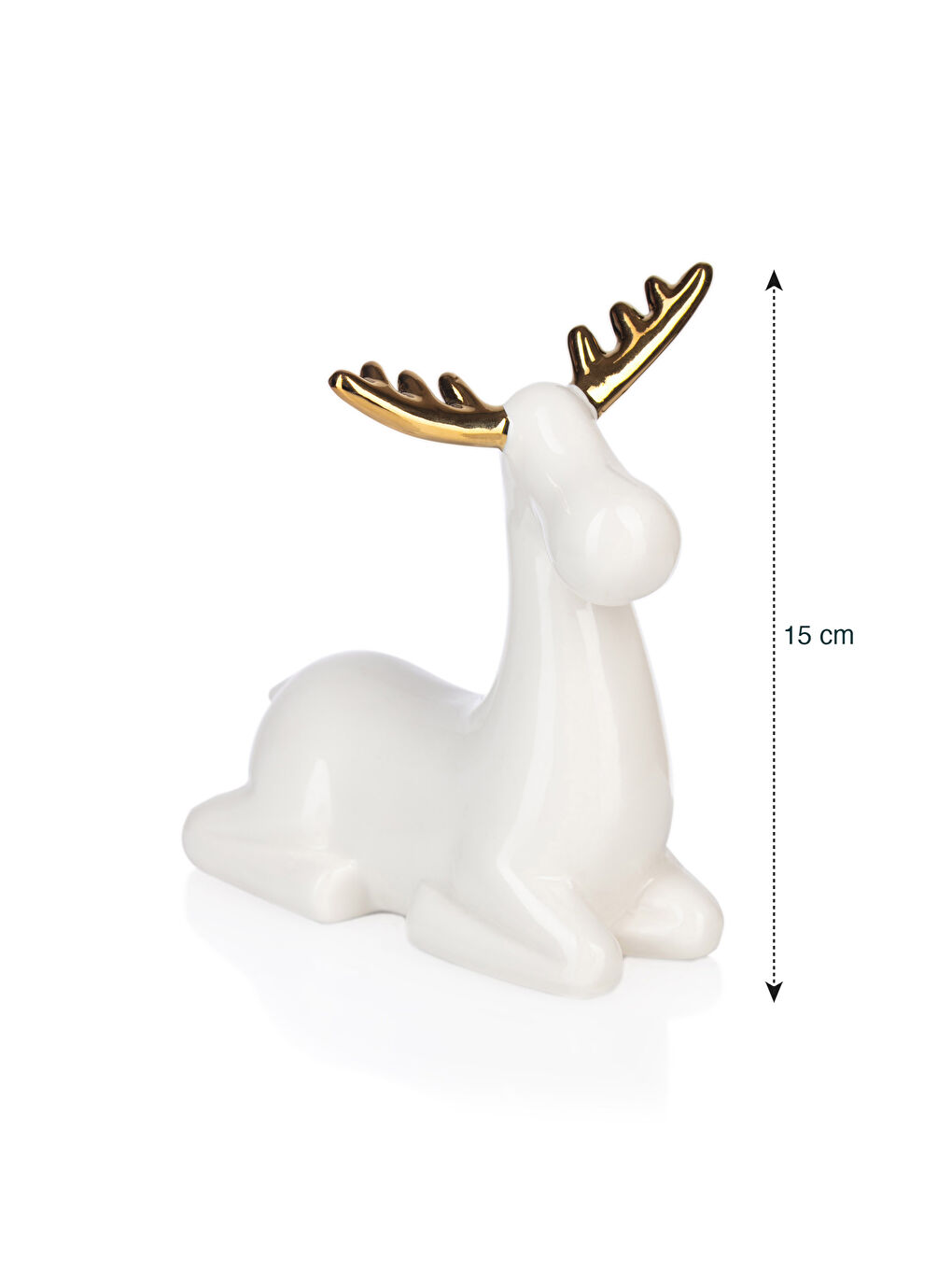 LCW HOME Geyik Figürlü Dekoratif Obje 15 cm -W3AU20Z8-LU7