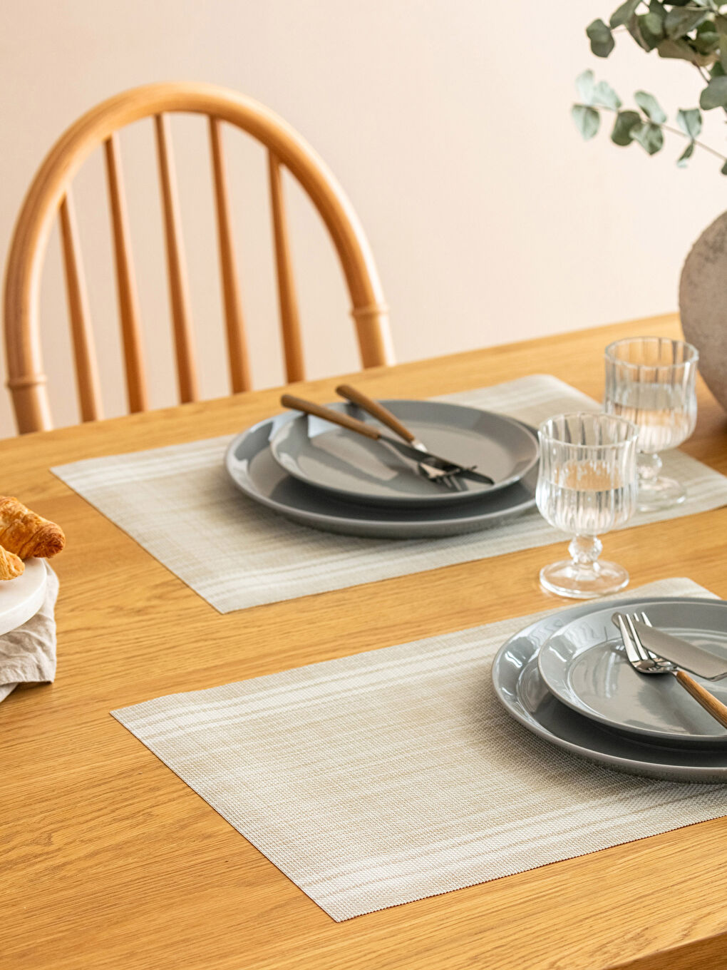 Set de Suporturi de Farfurie Simple 2 Bucăți 45x30 cm-1