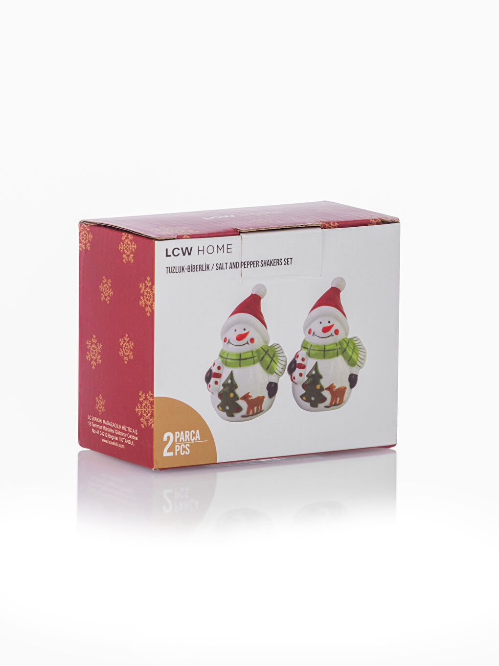 LCW HOME New Year's Themed Salt and Pepper Shakers -W3AV21Z8-F9C