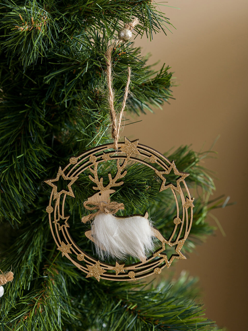 LCW HOME Decorative Deer Tree Ornament Set of 3 -W3AV24Z8-LRW
