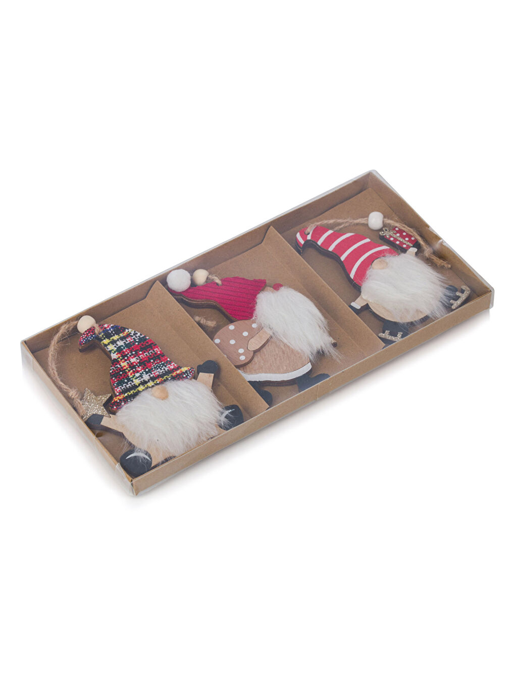 LCW HOME Dekoratives Baumornament 3er-Pack -W3BC68Z8-LRW