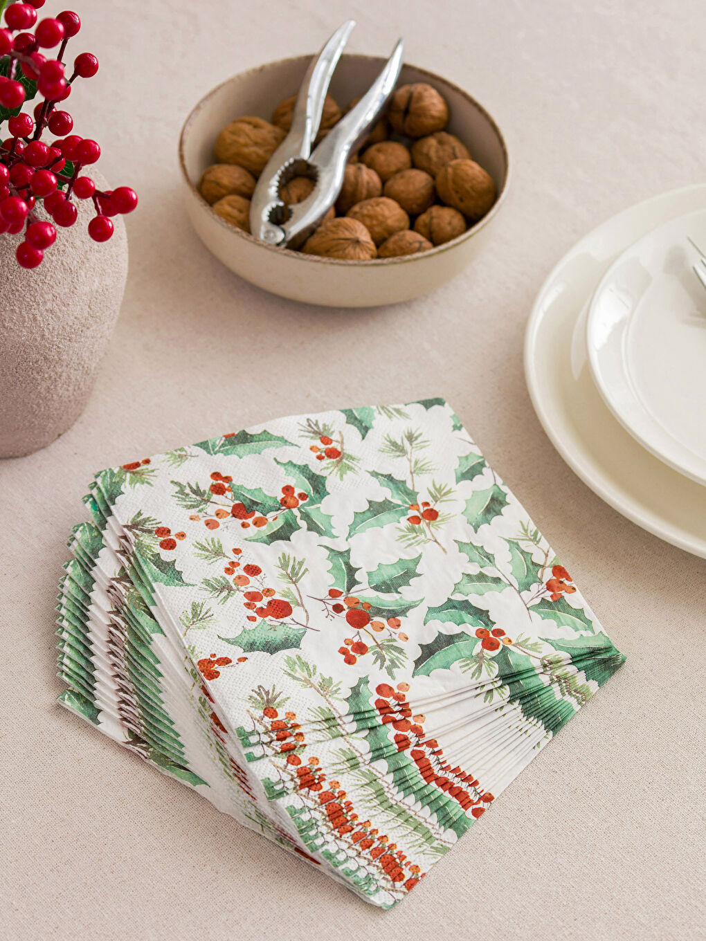 LCW HOME Blumige Serviette 20er-Pack -W3BC78Z8-F9C