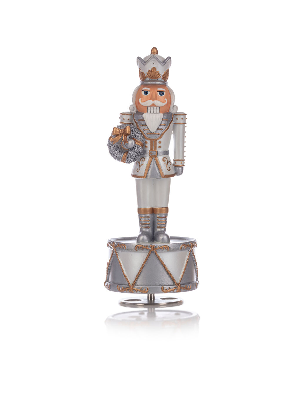 LCW HOME Music Box with Nutcracker Figure -W3BD39Z8-F9C