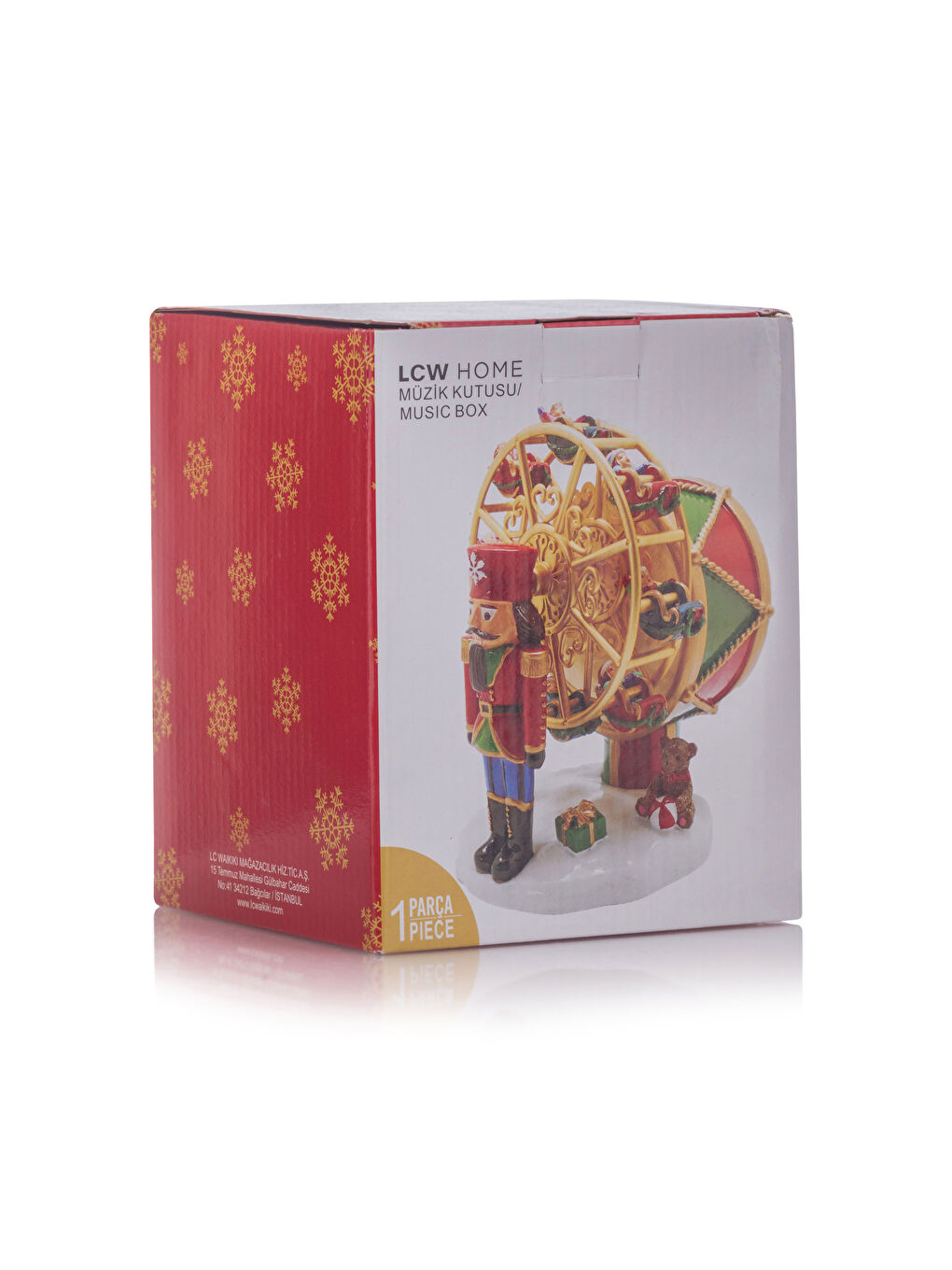 Boîte à musique avec figurine Casse-Noisette-3