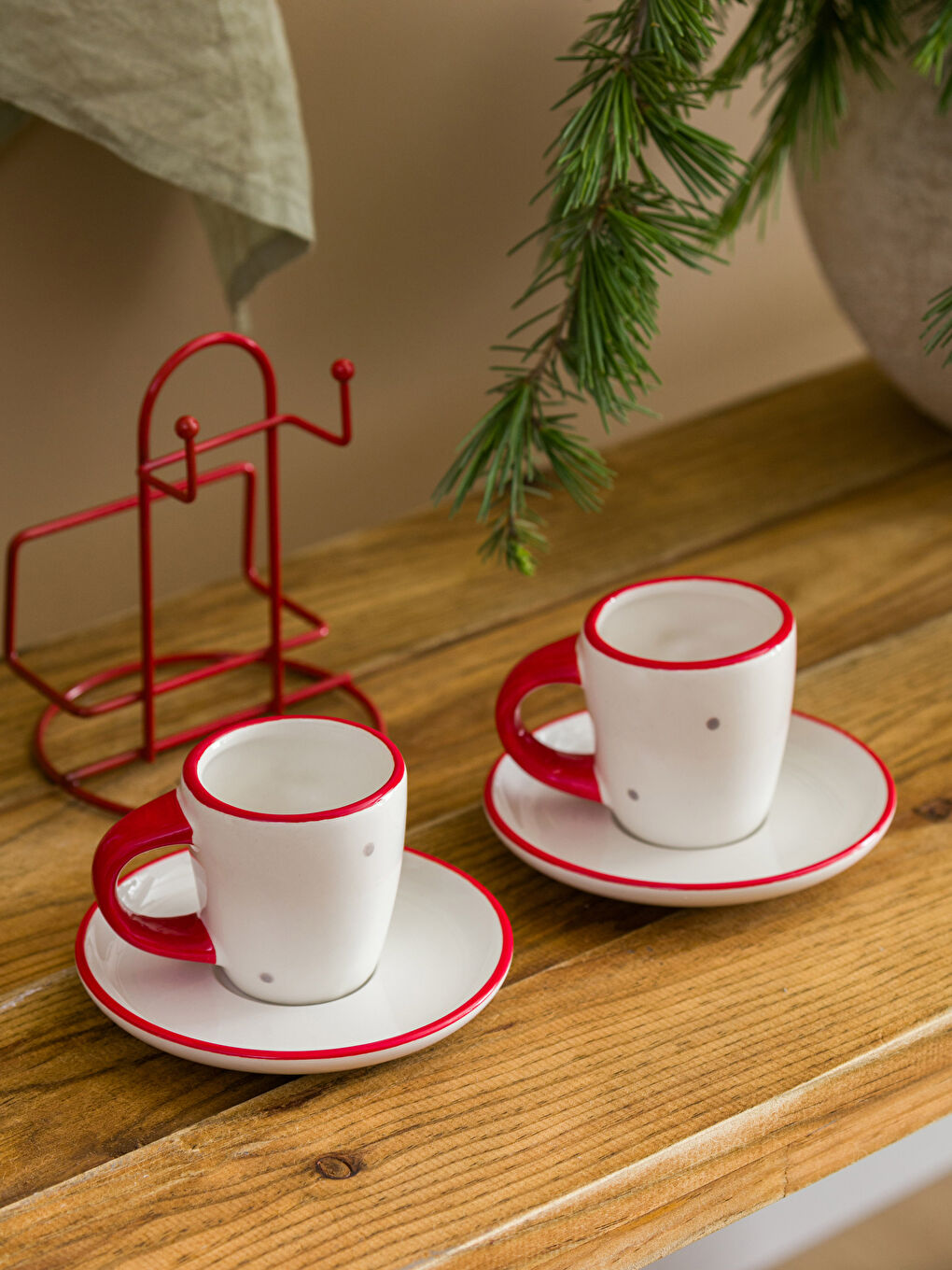 Novogodišnji Set Šolja za Kafu 2 kom 85 ml-3