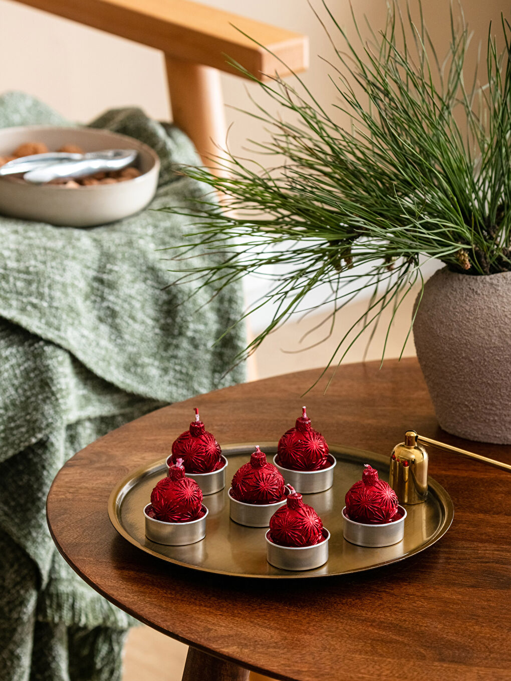 LCW HOME Christmas Themed Decorative Candle 6-pack -W3BE88Z8-LTQ