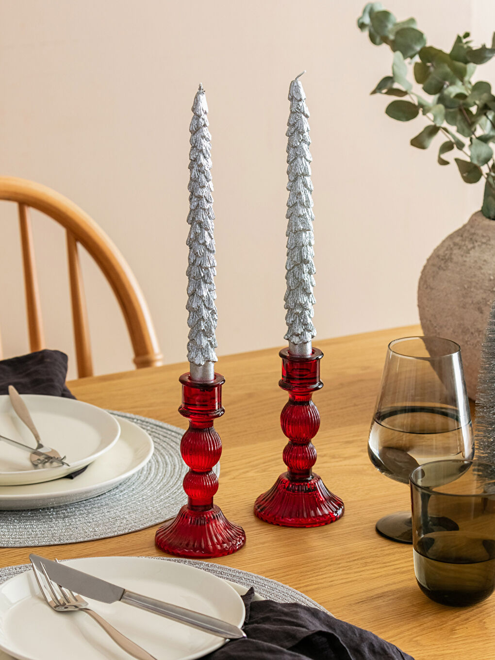 LCW HOME Weihnachtliches Deko-Kerzen-Set, 2er-Pack -W3BF06Z8-LS0