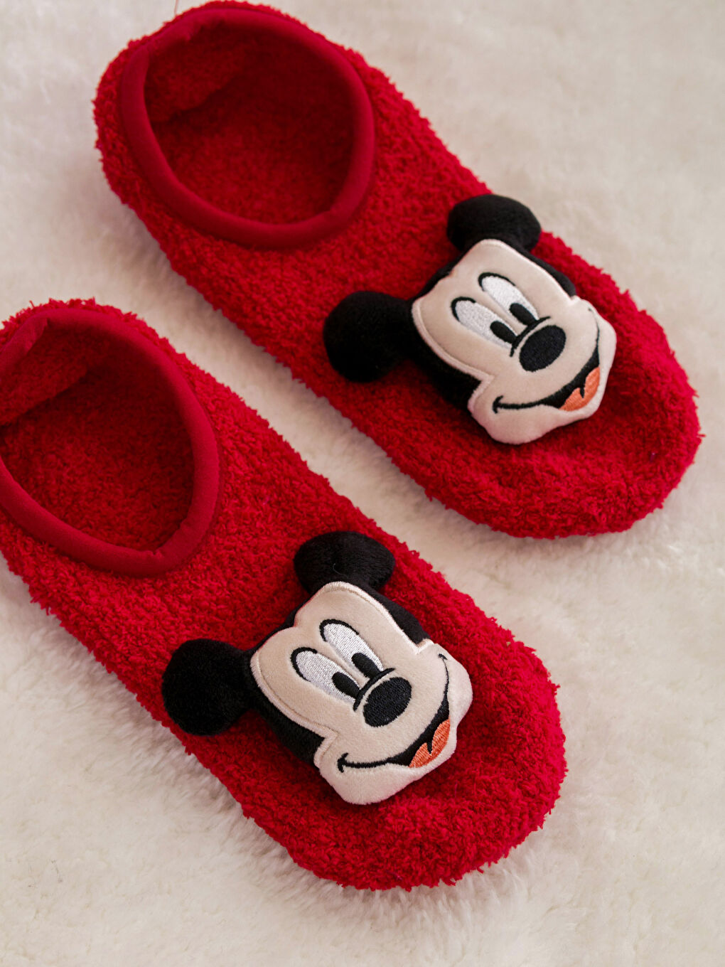 LCW HOME Mickey Mouse Printed Girl's Home Socks -W3CD51Z4-F9C