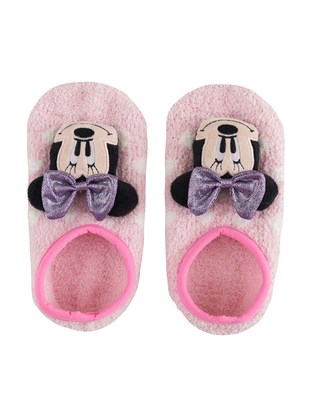 LCW HOME Karışık Minnie Mouse Baskılı Kız Çocuk Ev Çorabı - 3