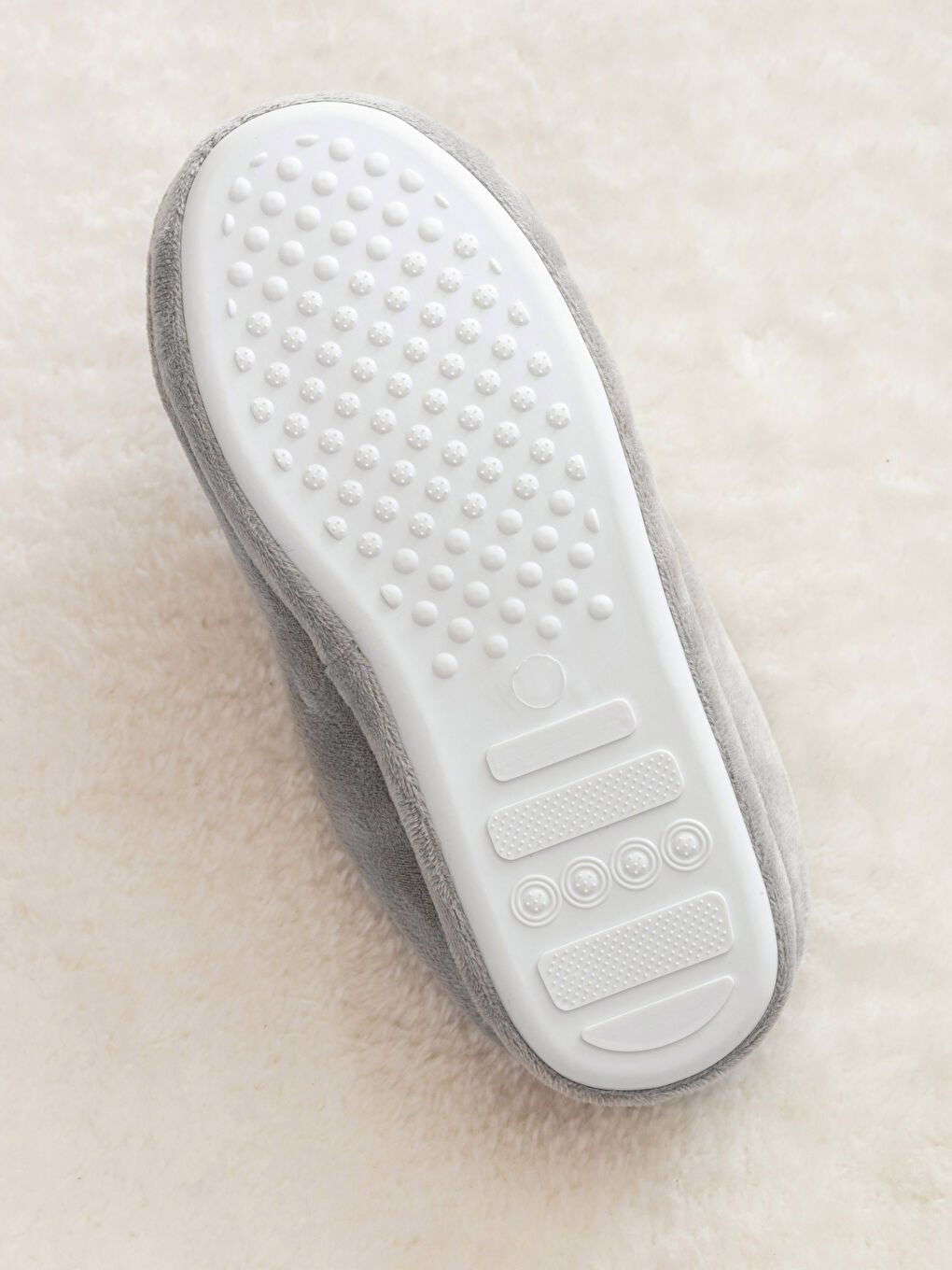 Gri Ayıcık Nakışlı Kadın Ev Terliği-4