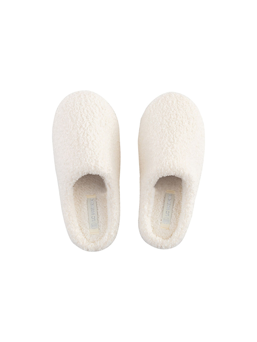 Chaussons de maison en peluche femme-4