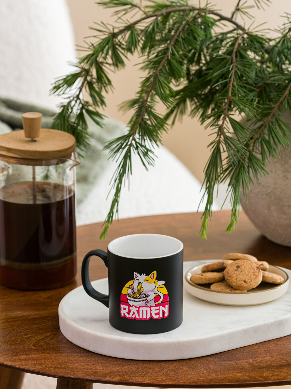 Karışık Baskılı Seramik Kupa 320 ml-1