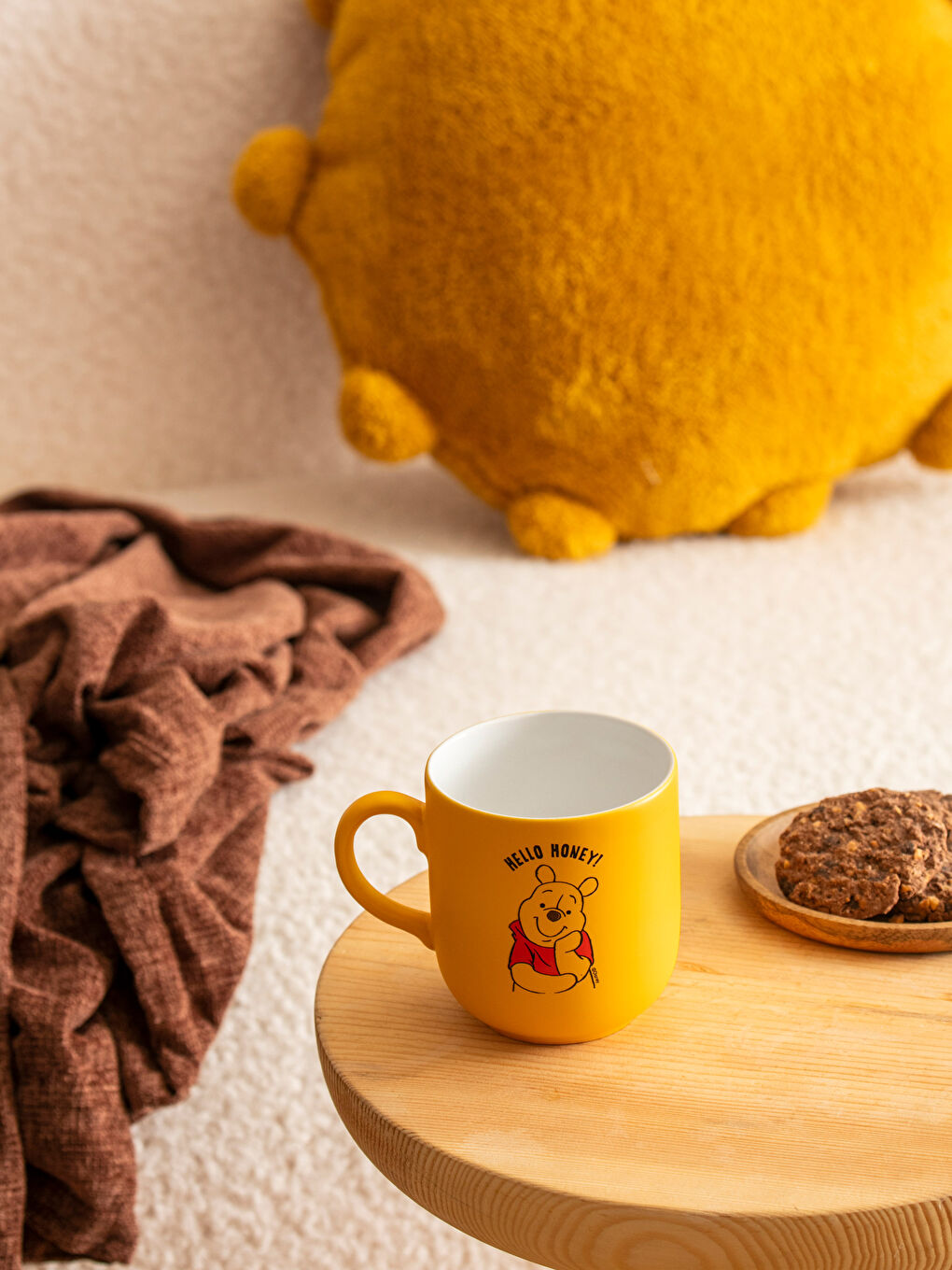 Karışık Winnie The Pooh Baskılı Seramik Kupa 360 ml