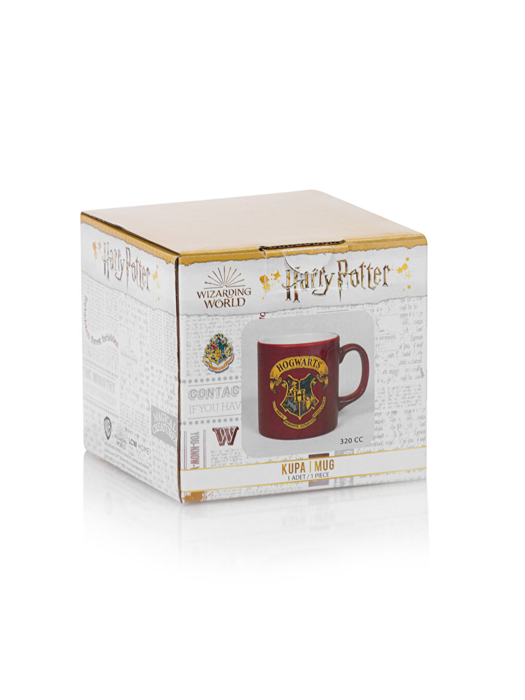 Karışık Hogwarts Baskılı Seramik Kupa 320 ml-3