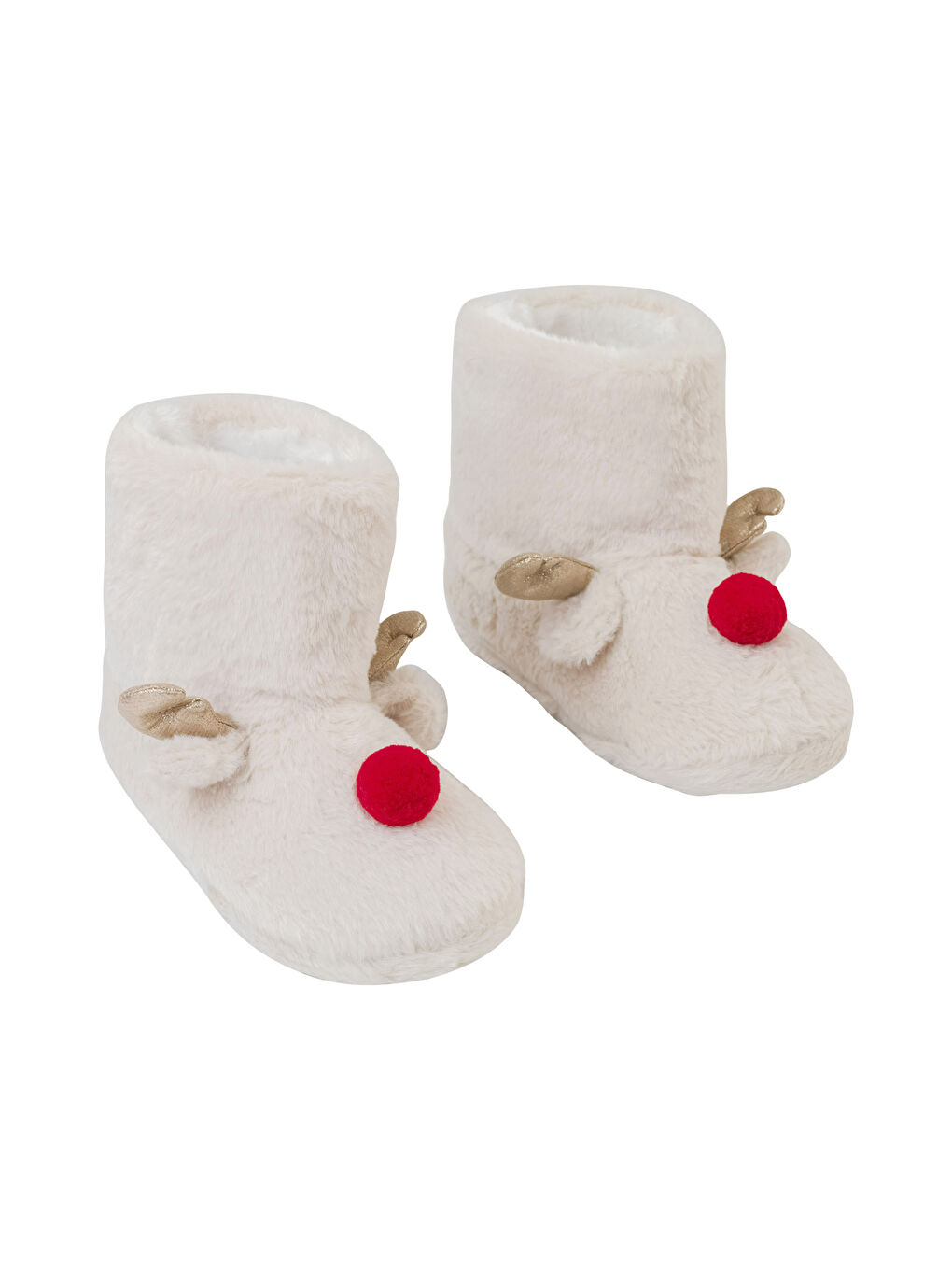 LCW STEPS 3D Appliqué Plush Women's House Boots -W3CV99Z8-ECB