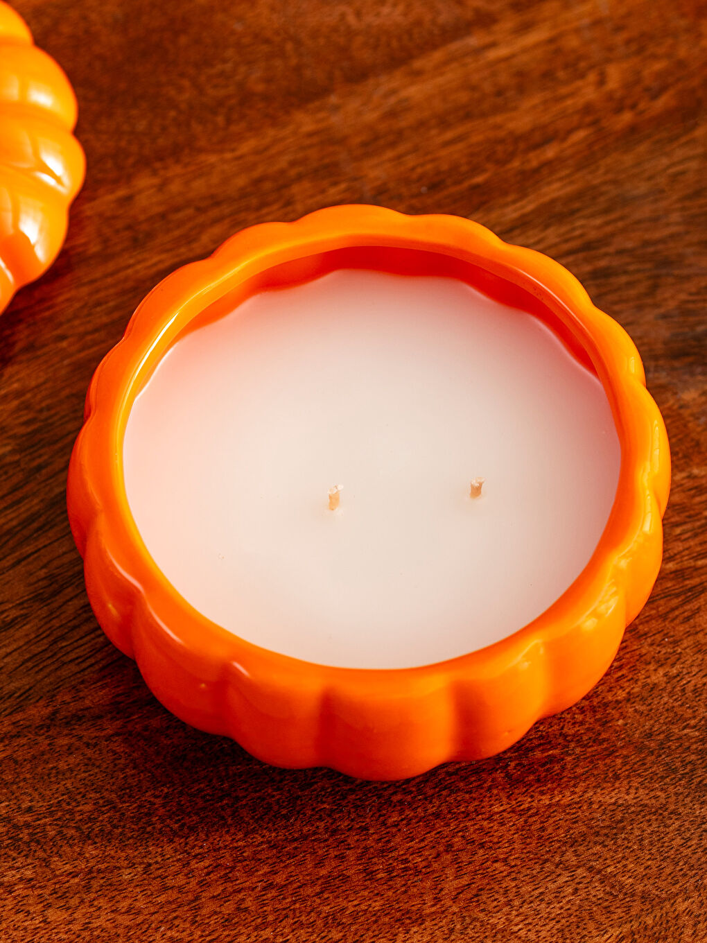Turuncu Bal Kabağı Dekoratif Mum 210 g-3