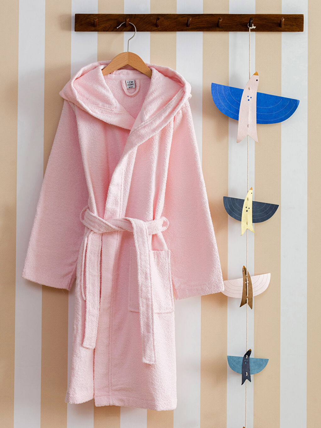 Hooded Girl's Bathrobe