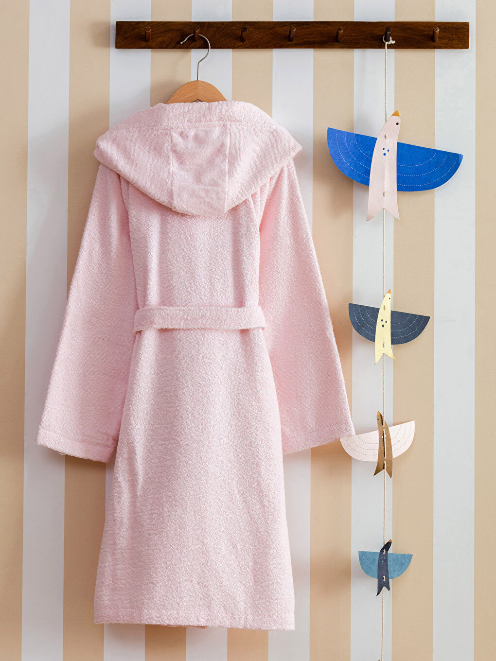 Hooded Girl's Bathrobe-1