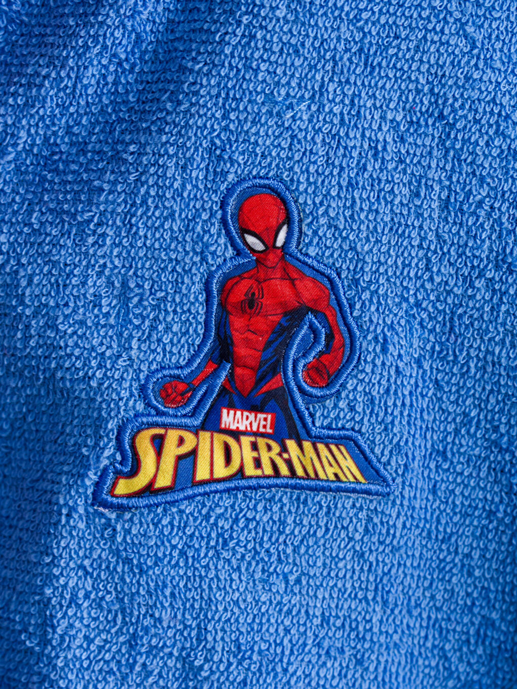 Halat de baie cu glugă imprimat Spiderman pentru băieți-2