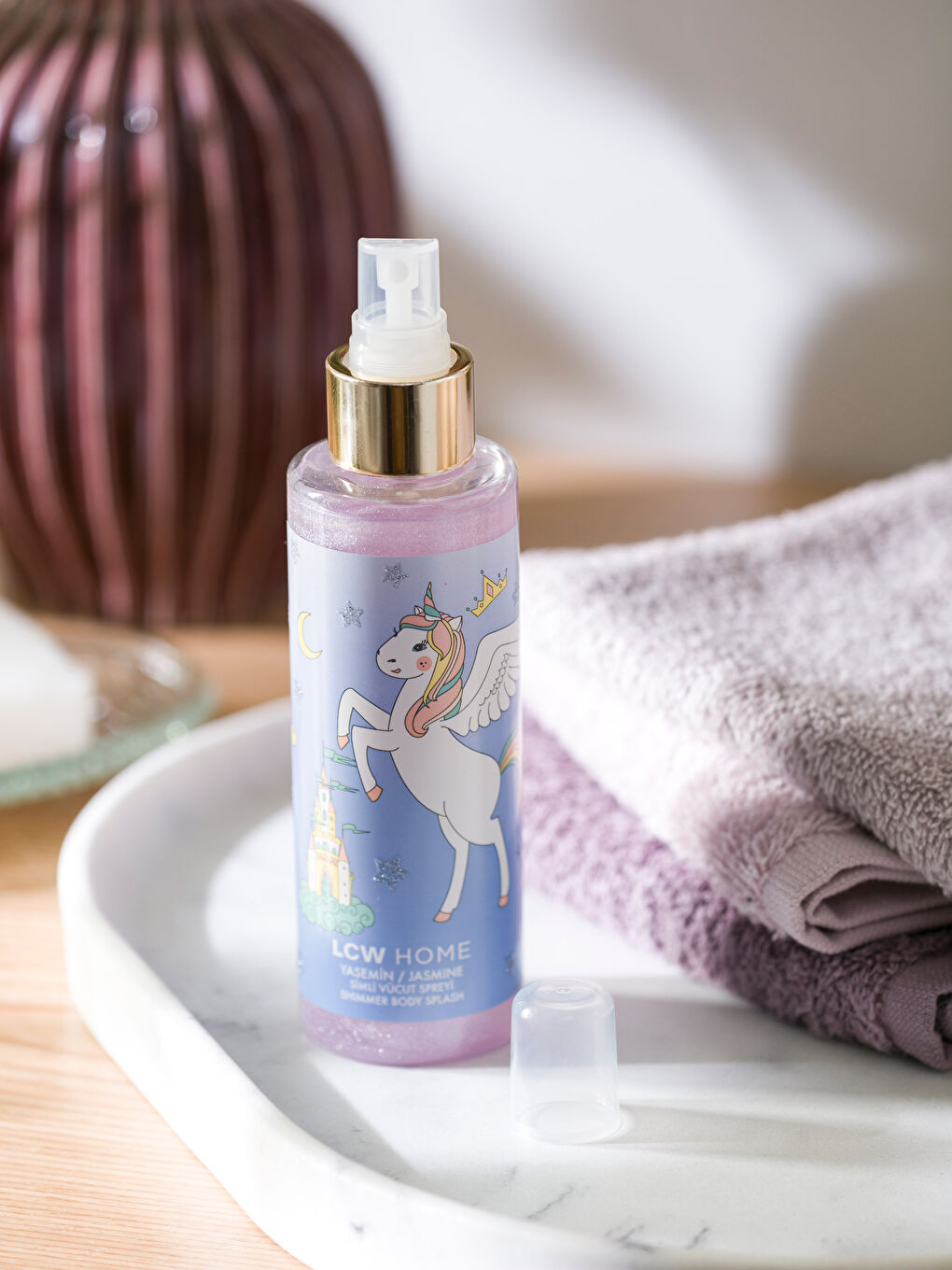 Yasemin Kokulu Kadın Simli Vücut Spreyi 150 ml-1