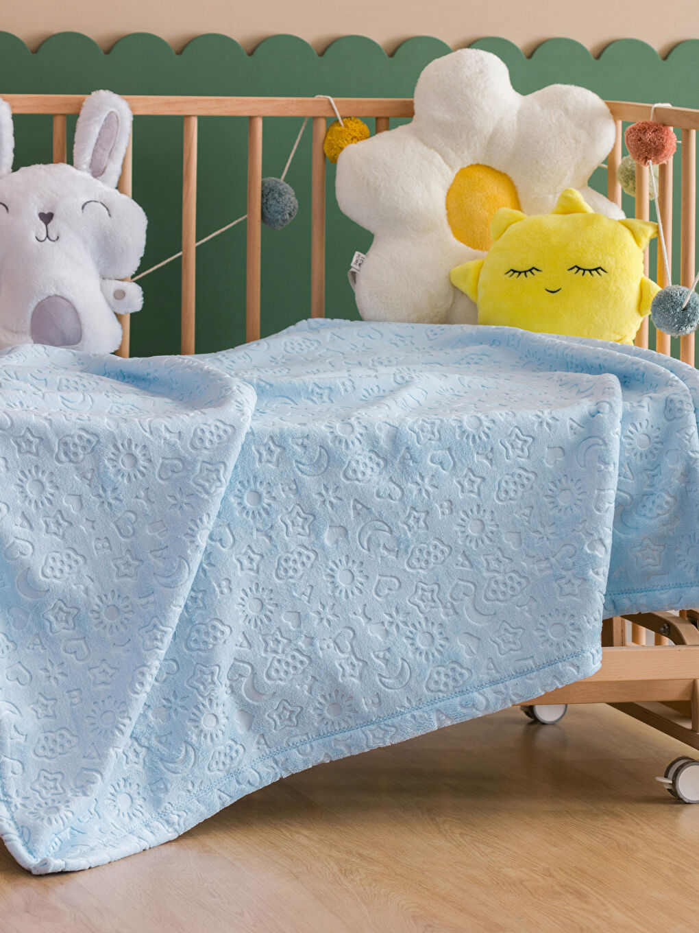LCW HOME Patterned Baby Blanket 100x120 Cm -W3DH91Z1-CU2