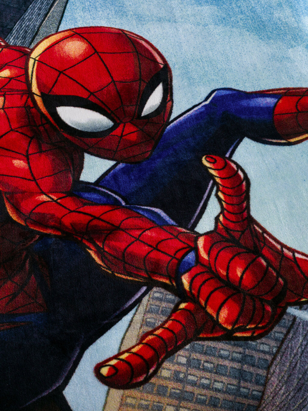 Karışık Spider-Man Baskılı Tek Kişilik Çocuk Battaniye 150x200 cm-2