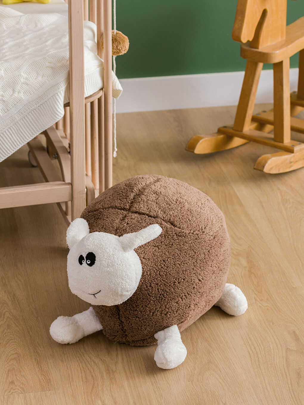 Pernă Bebe Oaie Umplută din Pluș 40 Cm-1