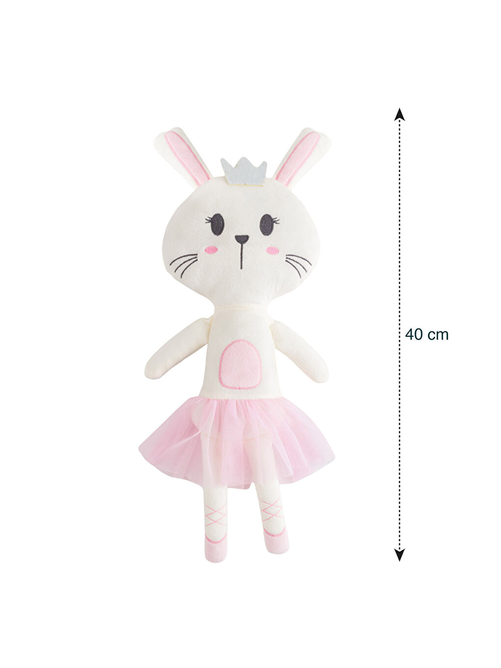 Filled Embroidered Baby Throw Pillow 40 cm-3