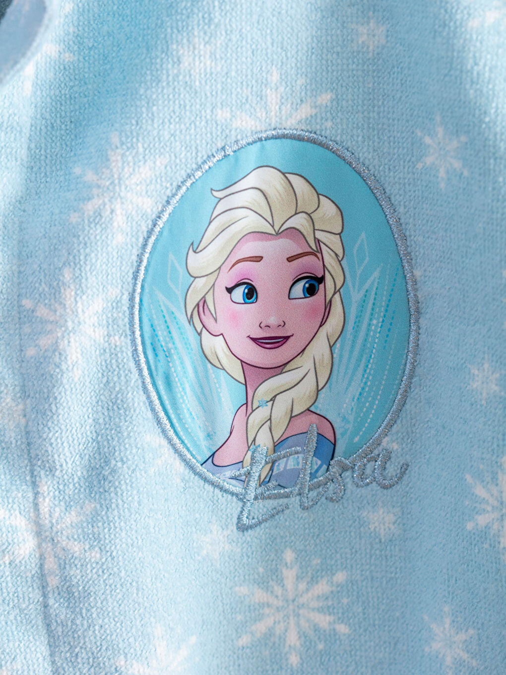 Elsa Printed Children's Bathrobe-2