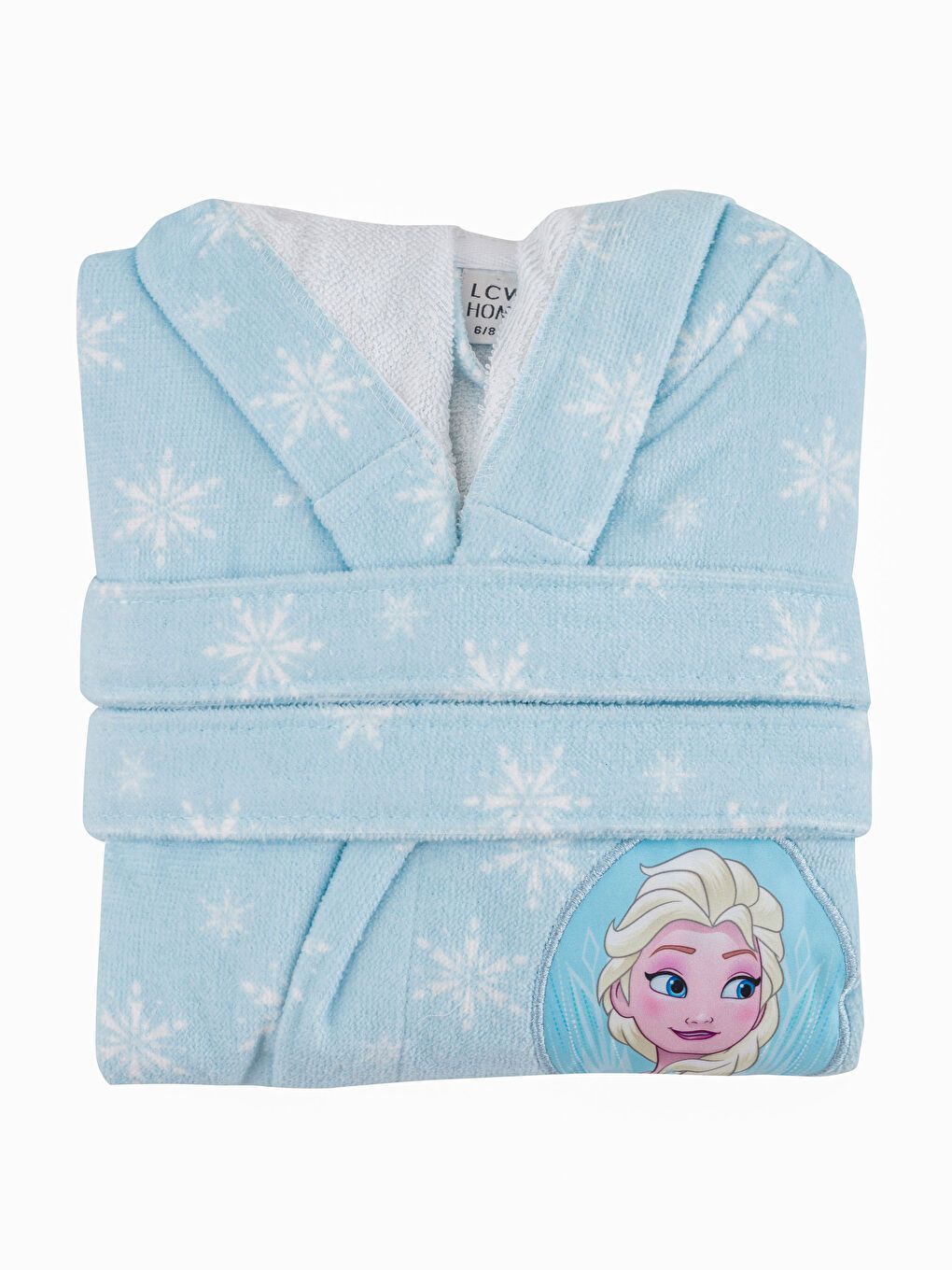 Elsa Printed Children's Bathrobe-5