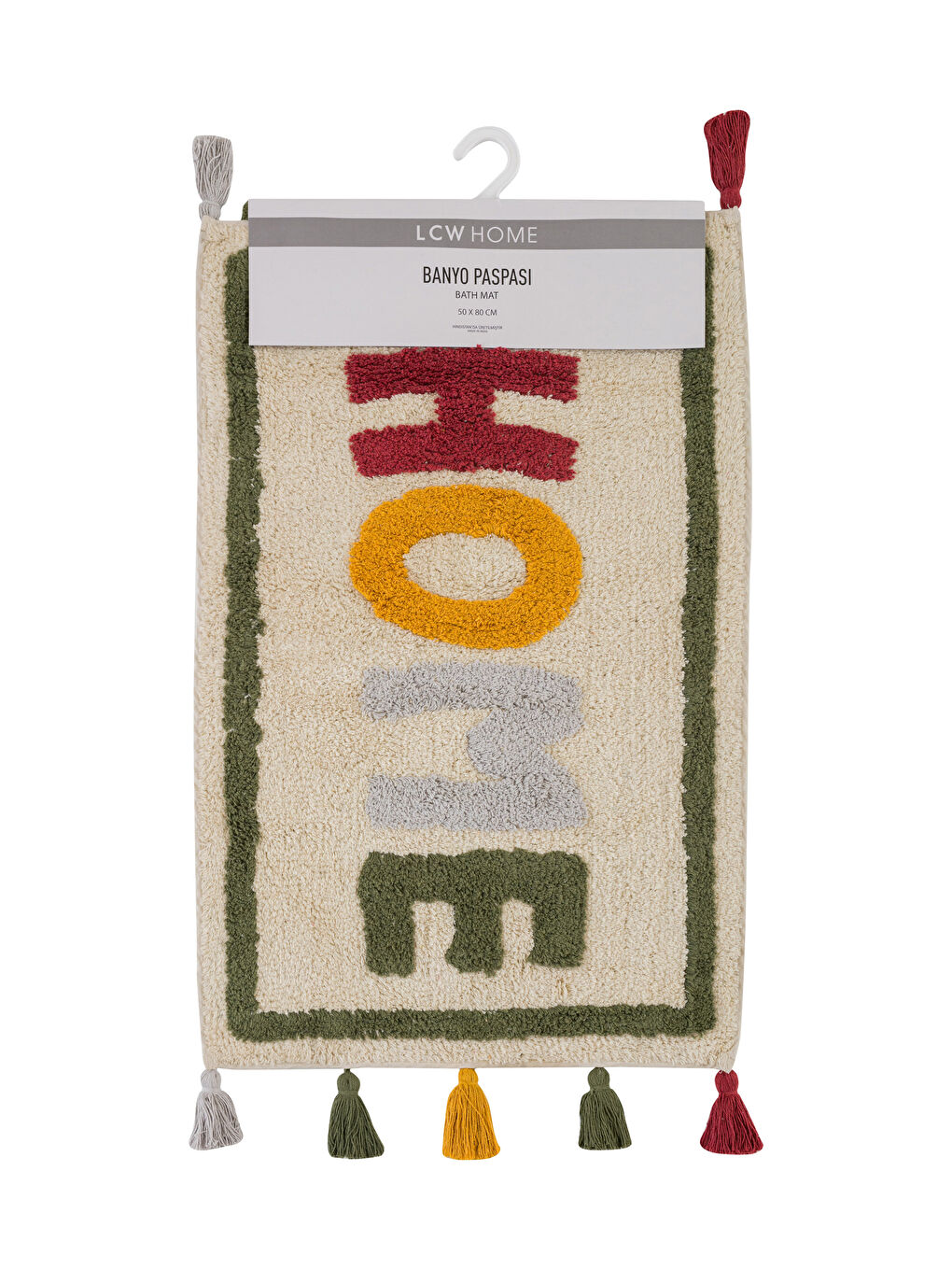 LCW HOME Tassel Detailed Bath Mat 50x80 Cm -W3DI85Z8-F9C