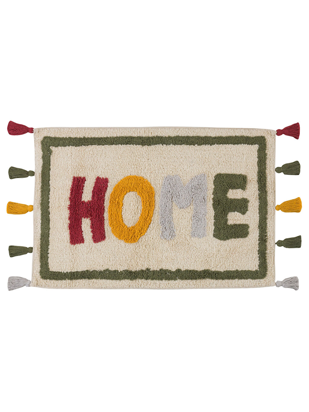 LCW HOME Tassel Detailed Bath Mat 50x80 Cm -W3DI85Z8-F9C