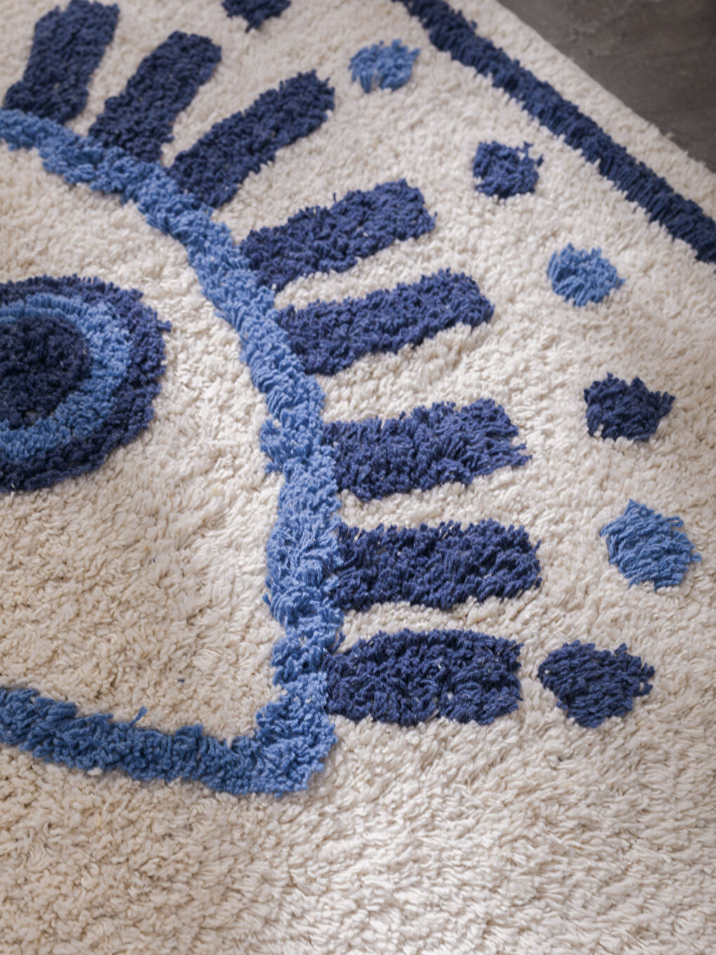 Karışık Püskül Detaylı Banyo PaspasI 50X70 cm-1