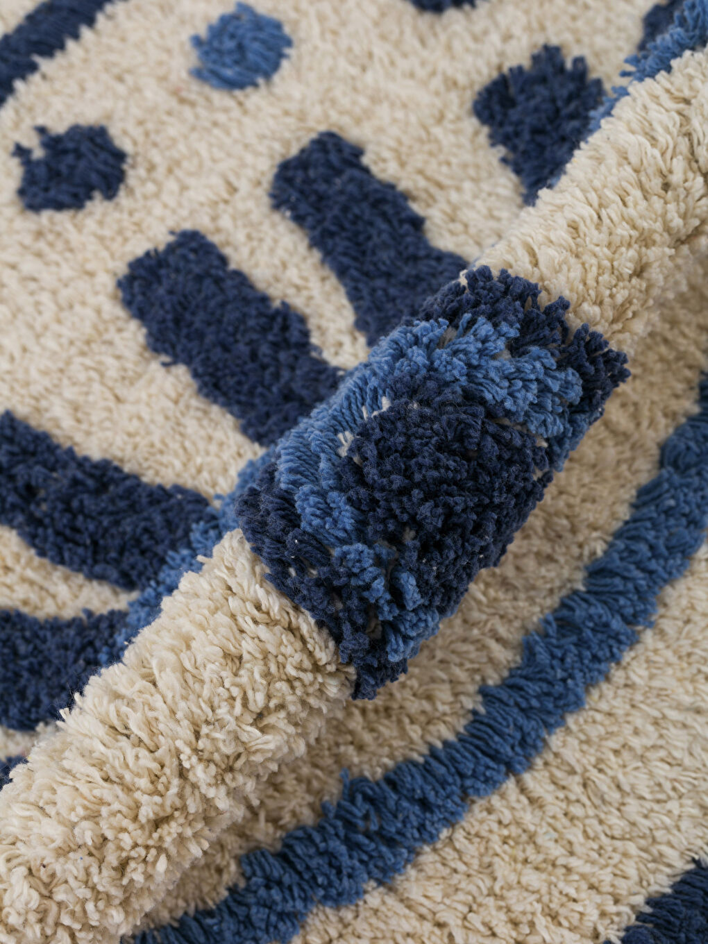 Karışık Püskül Detaylı Banyo PaspasI 50X70 cm-2