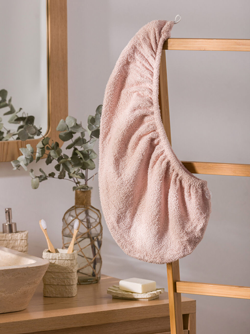 Cotton Women's Hair Towel -W3DJ26Z8-DRH