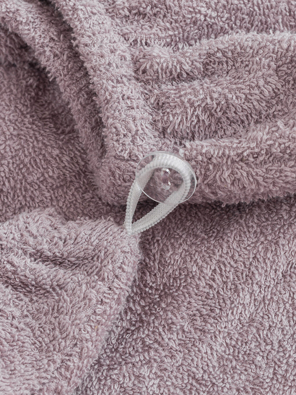 Pembe Pamuklu Kadın Saç Havlusu-1