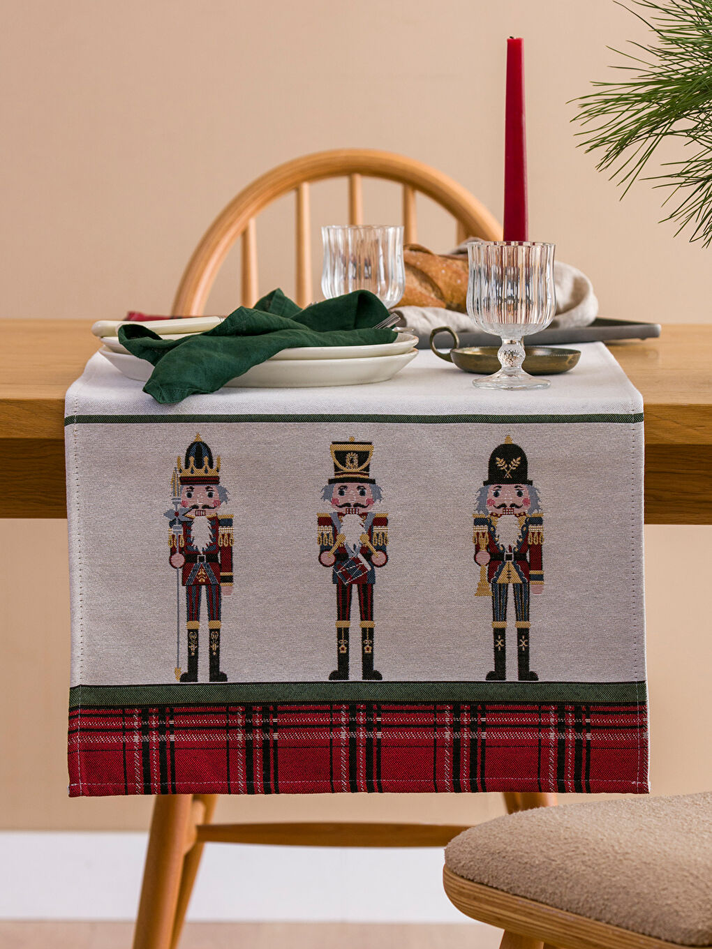 LCW HOME Nutcracker Printed Runner 45x120 Cm -W3DK57Z8-F9C