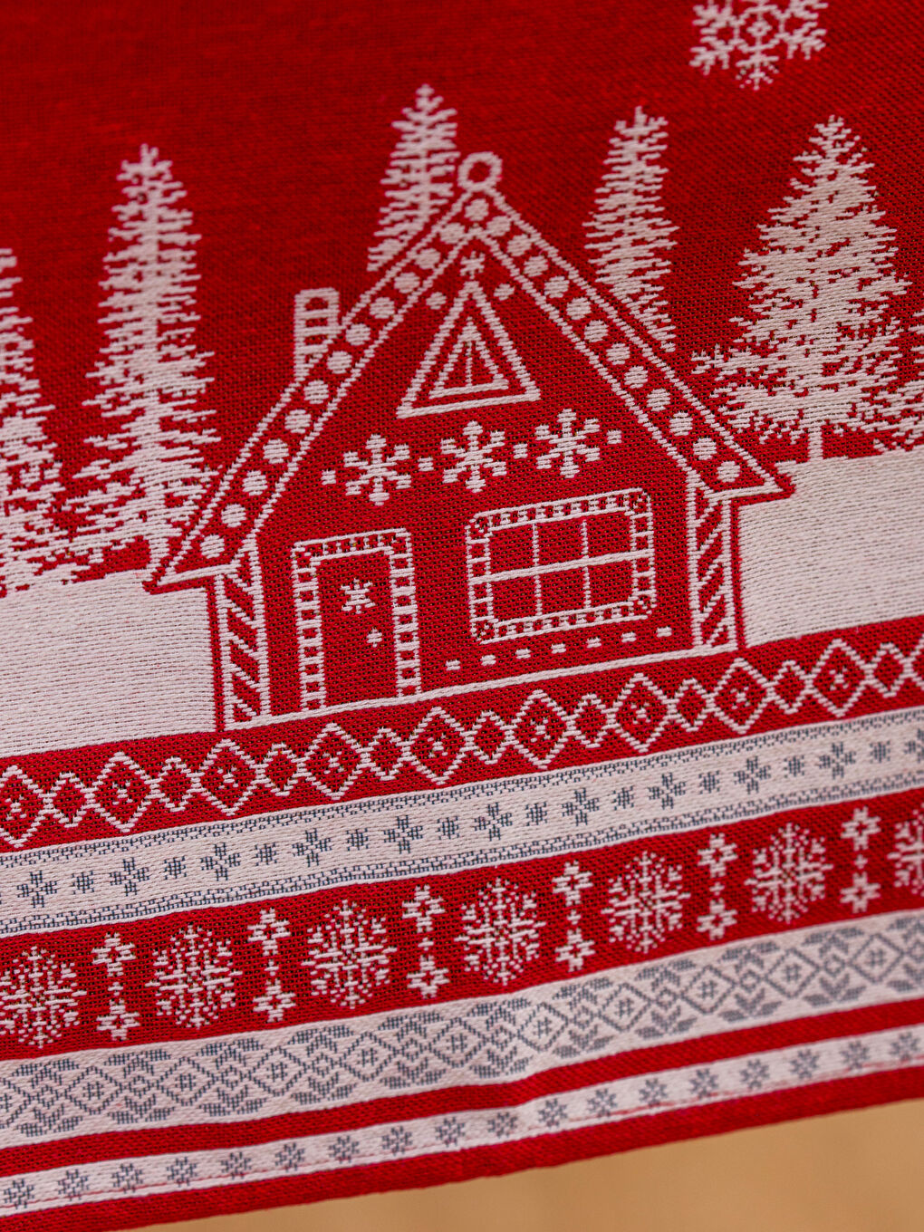 LCW HOME Christmas-Themed Runner 45x120 cm -W3DK58Z8-CTP
