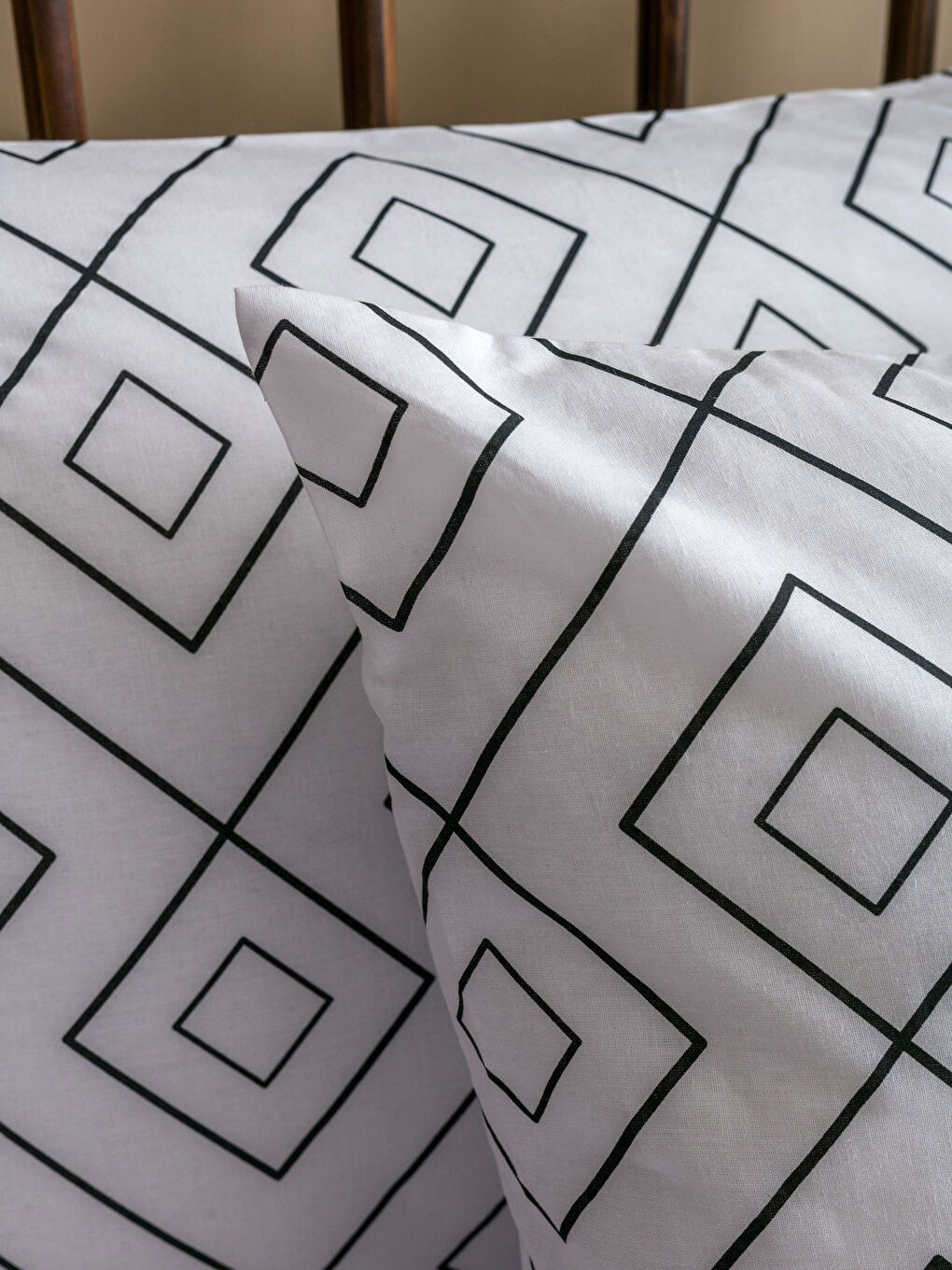 Geometric Patterned Double Duvet Cover Set-3