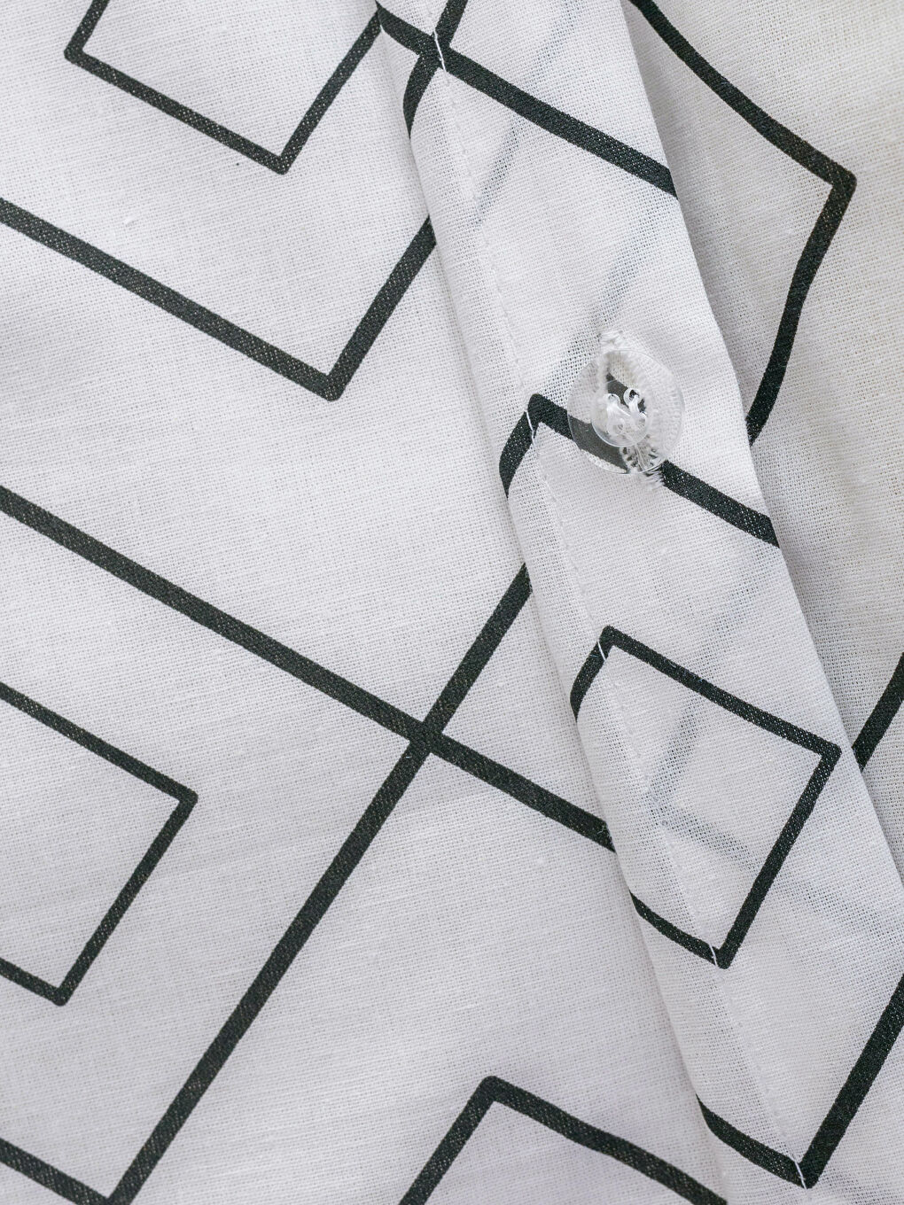 Geometric Patterned Double Duvet Cover Set-6