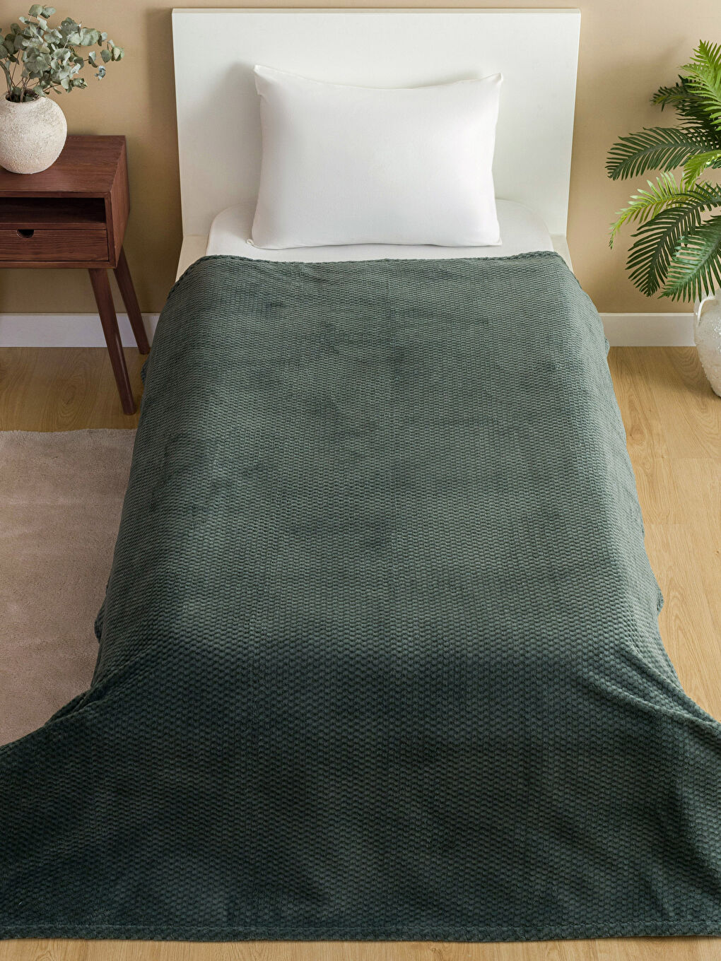 Өзіндік өрнекті бір кісілік көрпе жамылғысы 150x220 см-1