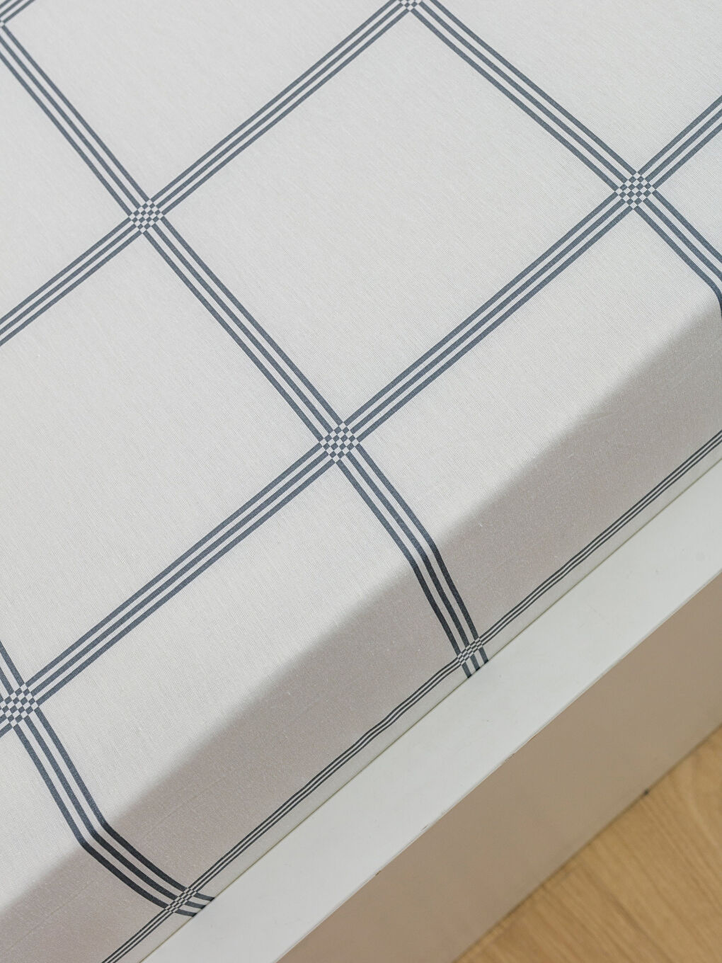 LCW HOME Patterned Cotton Single Bed Sheet 100x200x30 cm -W3DK84Z8-F9C