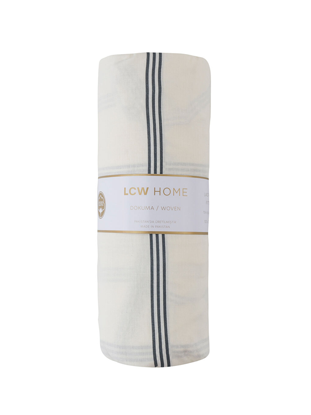 LCW HOME Patterned Cotton Single Bed Sheet 100x200x30 cm -W3DK84Z8-F9C