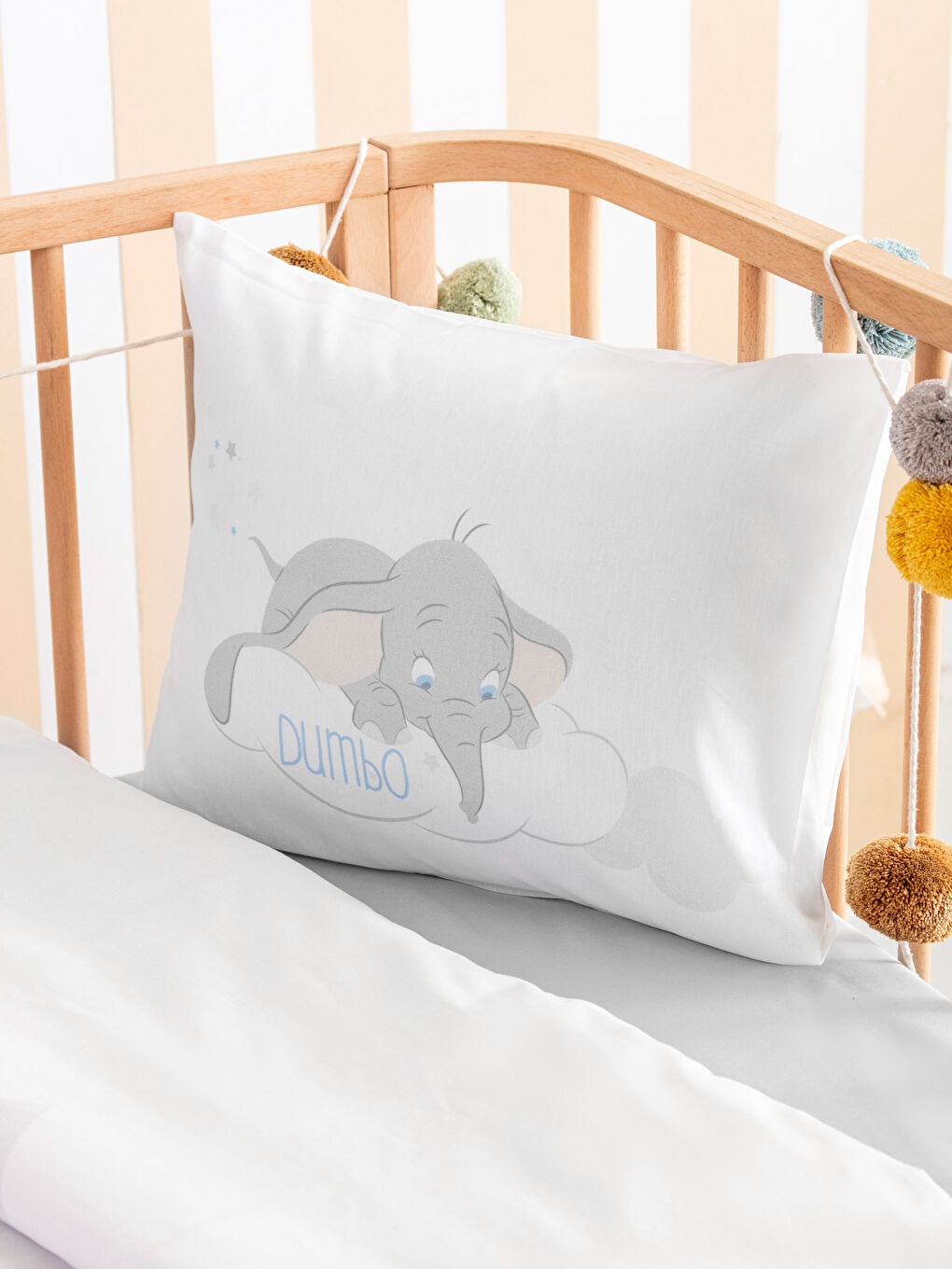 Karışık Fil Baskılı Bebek Nevresim Takımı-1