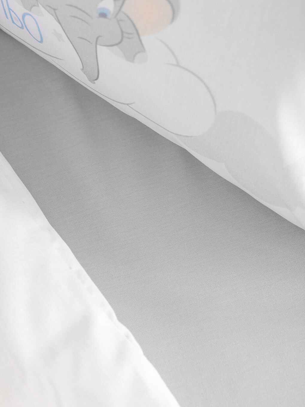 Karışık Fil Baskılı Bebek Nevresim Takımı-3