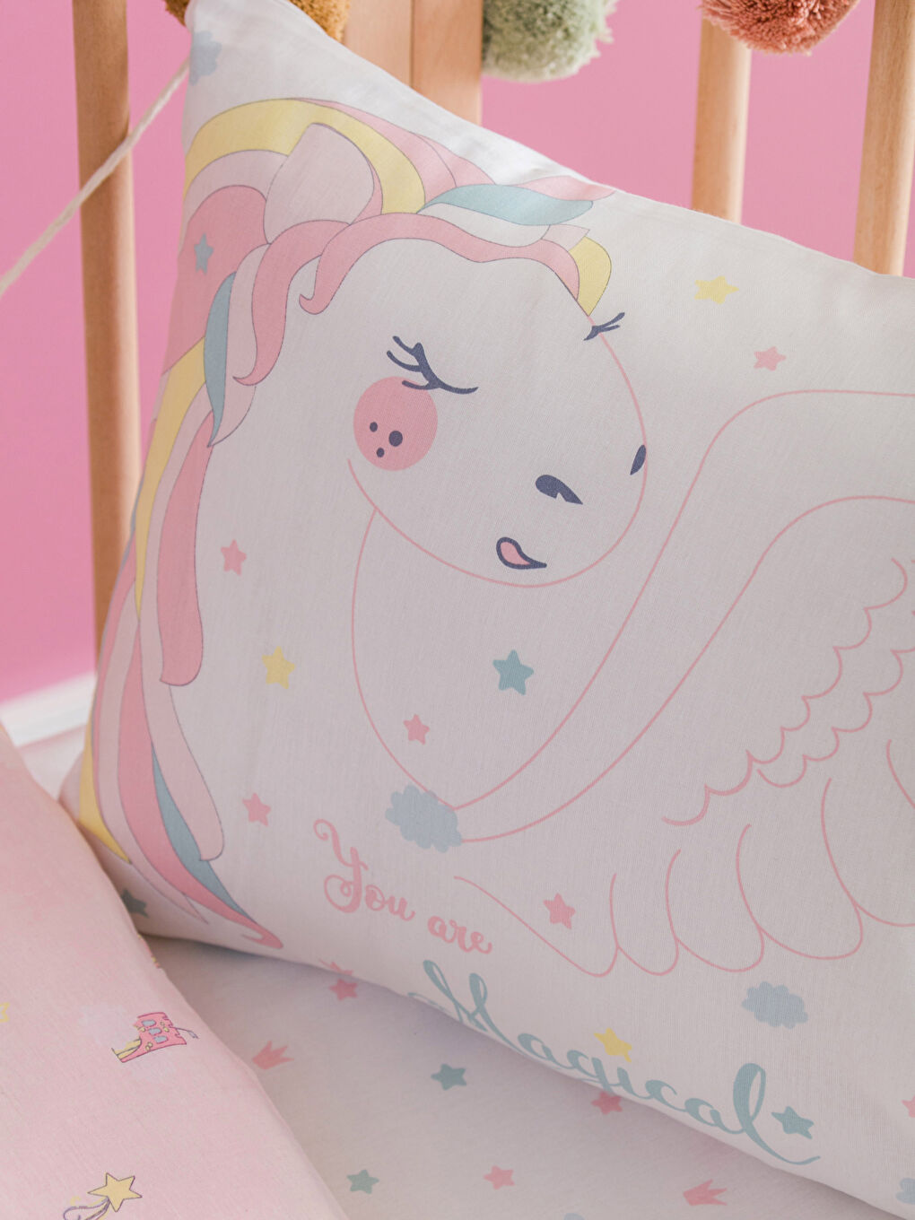 ნაბეჭდი ბამბის ბავშვის დუვეტის საფარის სრული კომპლექტი-2