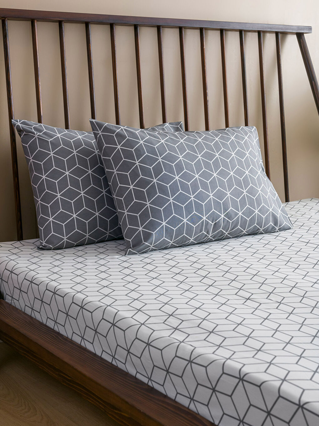 Geometric Patterned Double Duvet Cover Set-2