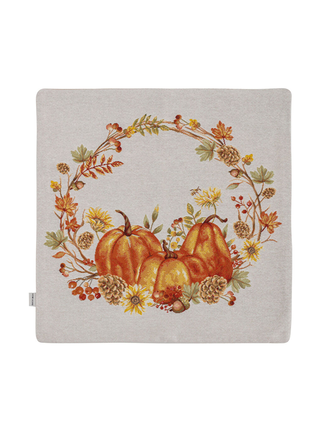 Karışık Baskılı Kırlent Kılıfı 45x45 cm-4