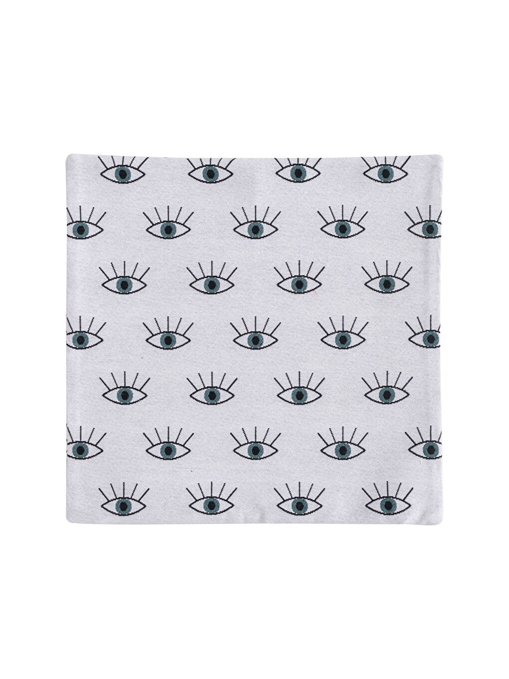 Karışık Göz Baskılı Kırlent Kılıfı 45x45 cm-4